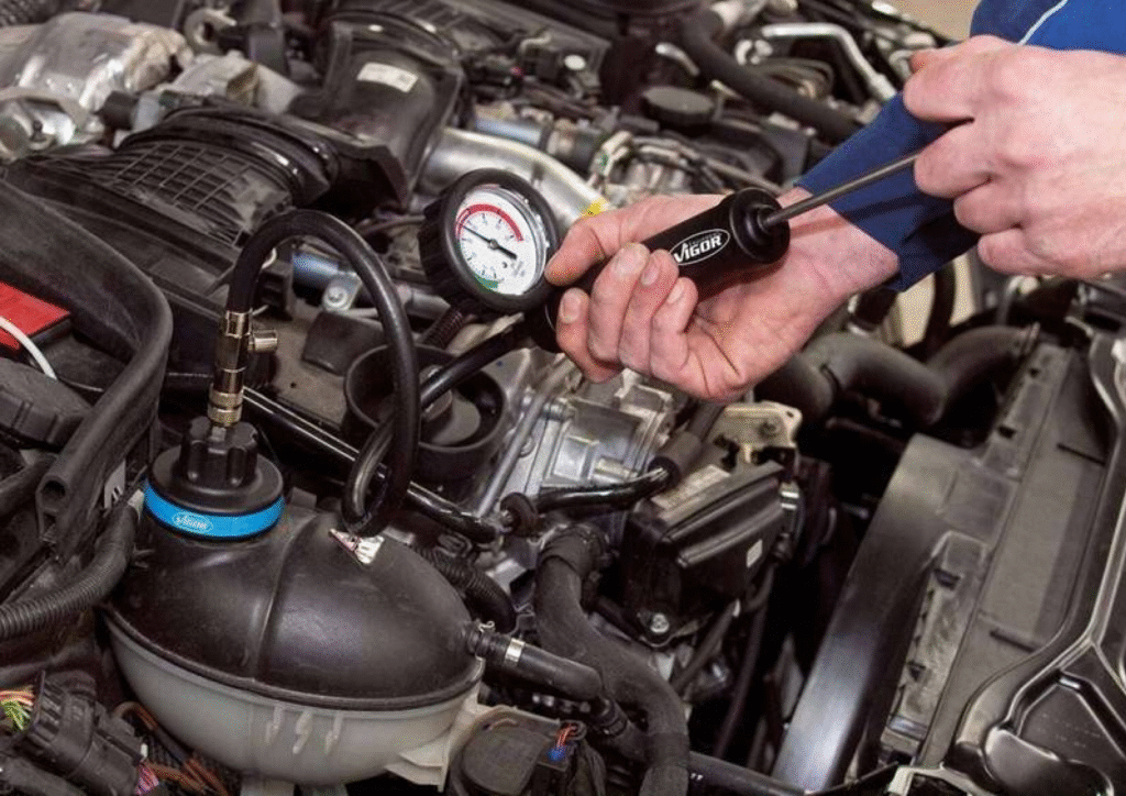 Проверка системы охлаждения на присутствие CO2 (газоанализ)